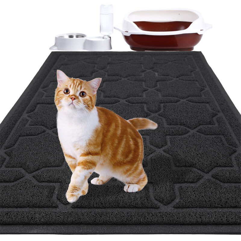 Best Cat Litter Mat Light Grey