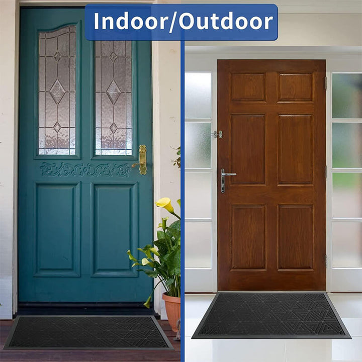 Yimobra Front Entrance Door Mat All-Season Heavy Duty Outdoor Indoor  Entryway