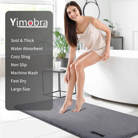 Memory Foam Bath Rugs Yimobra