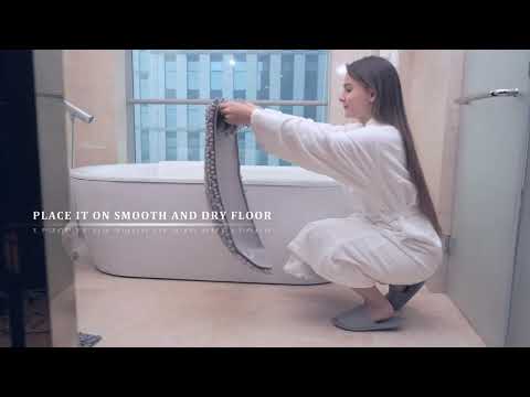 Noahas Bath Rugs 24'' x 60'' Large Runner Bathroom Rug, Soft Luxury  Chenille Bat