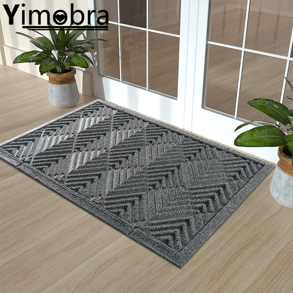 YIMOBRA Outdoor Mat Front Door Entrance Doormat